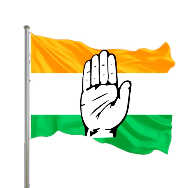 congress party political flag